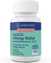 WELMATE - Allergy Relief - Fexofenadine HCl 60 mg - 12 Hour Non-Drowsy Antihistamine - Sneezing - Runny Nose - Itchy Eyes, Nose & Throat - Indoor & Outdoor Allergy Relief Tablets - 100 Count