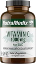 NutraMedix Vitamin C 1000mg - Antioxidants Supplement for Immune Support & Heart Health - Vitamin C from Ascorbic Acid - Vegan, Non-GMO (120 Vegetarian Capsules)