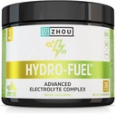 ZHOU Hydro-Fuel - Electrolytes Powder, Sugar Free Hydration Drink Mix w/Magnesium, Zinc, Potassium & Sodium, Nutrients, Minerals & Coconut Water Extract, No Sugar - Lemon Lime, 5.36 oz (30 Servings)