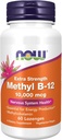 NOW Foods Supplements, Methyl B-12 (Methylcobalamin) 10,000 mcg, Nervous System Health*, 60 Lozenges