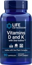 Life Extension Vitamins D and K with Sea-Iodine, 90 Capsules