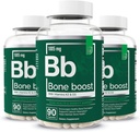 Essential Elements Bone Boost Health Supplement - Bone Support and Calcium Supplement with Vitamin D 3, K2, Cissus Quadrangularis for Bone Strength - 270 Capsules (90 Day Supply) (3-Pack)