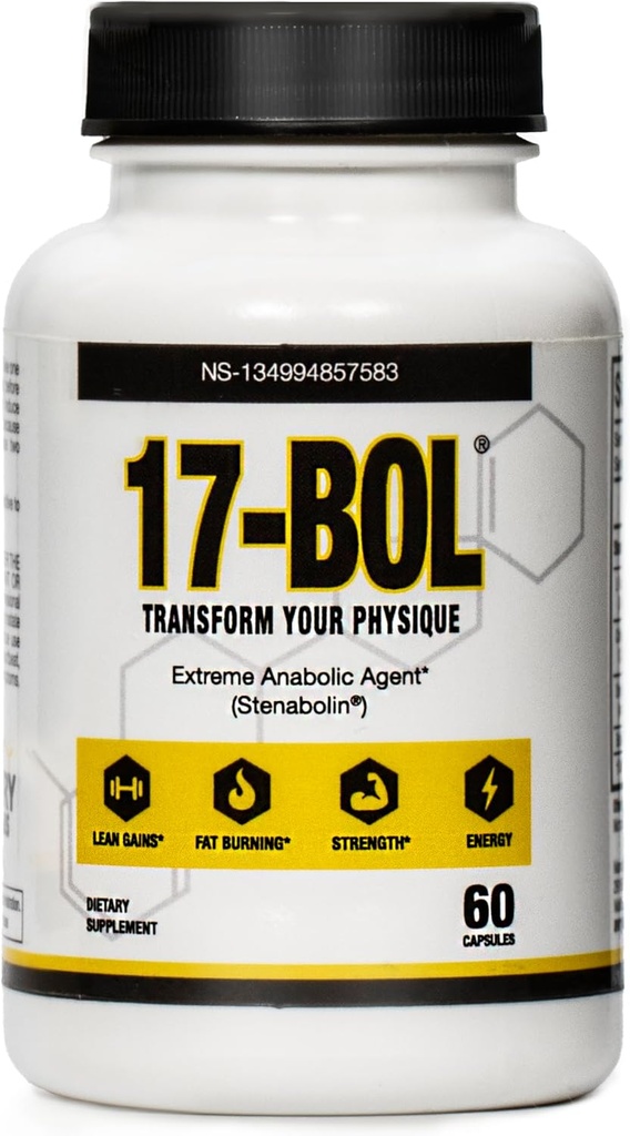 Avry Labs Extreme Anabolic Supplement – Pre-Workout Dietary Supplement, Lean Muscle Builder & Fat Burner – Supports Protein Synthesis, Testosterone Levels & Muscle Growth – Vegan, 60 Capsules