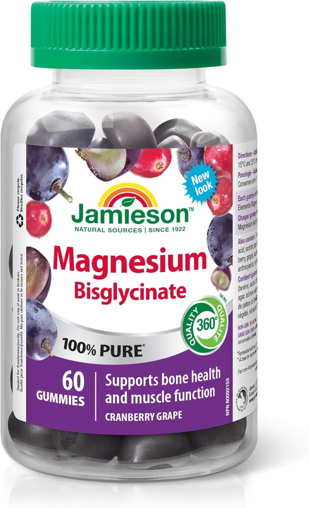 Jamieson Magnesium Gummies, 60's