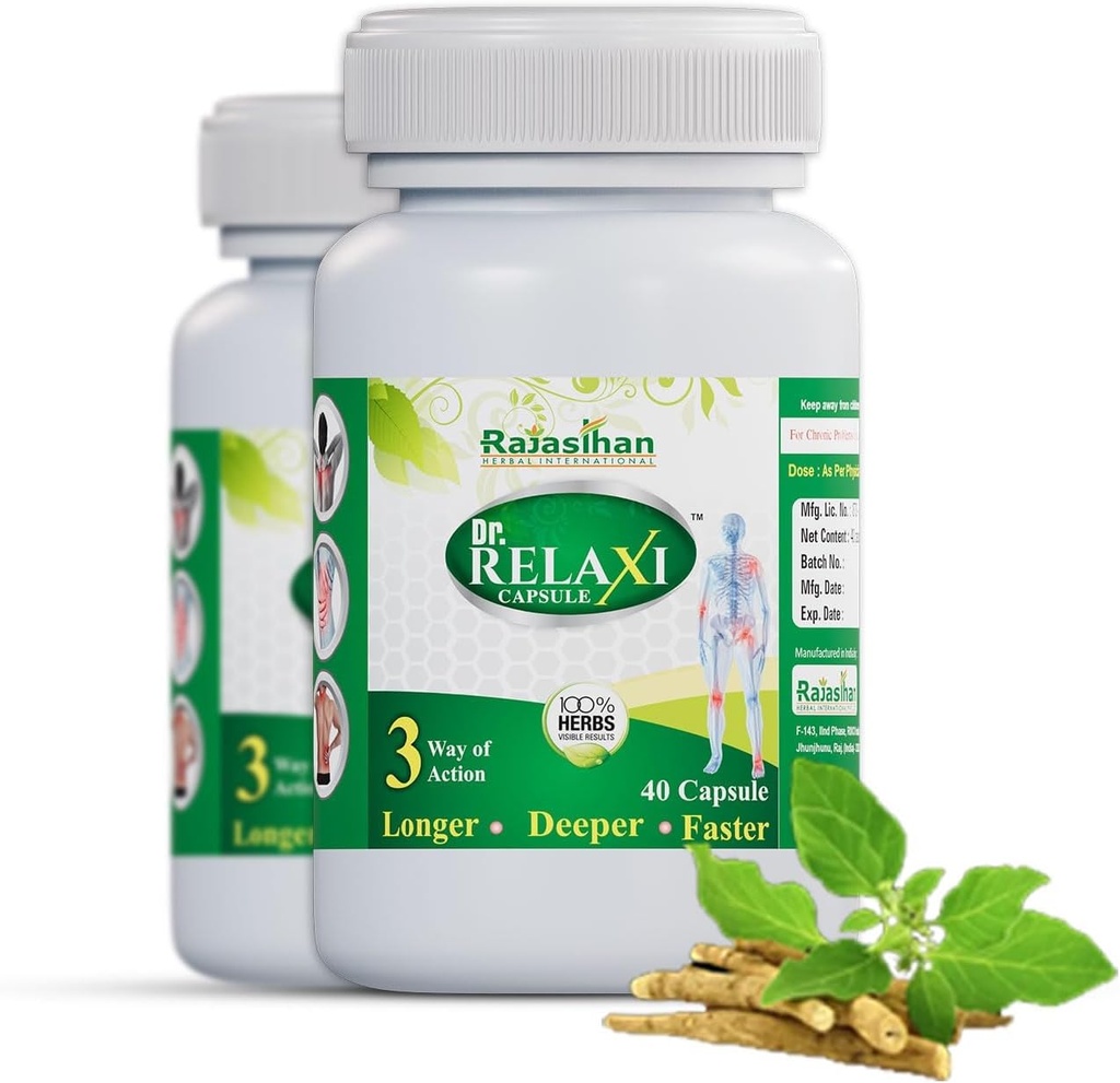 Dr.Relaxi Capsules Pack of 2 for Men and Women.