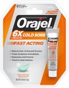 Orajel Moisturelock Cold Sore Symptom Treatment, Cream 0.105 oz (Packaging May Vary)