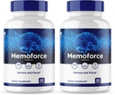 (2 Pack) Memoforce Pills, Memo Force Supplement, Memoforce Cognitive Health, MemoForce Memory Capsules, Memo Force Advanced Formula, MemoForce Brain Support, Focus Memo Force Tablets, (120 Caps)