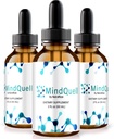 NutraRize (Pack of 3 MindQuell Drops, All-Natural Support Formula, Premium Supplement to Support Focus and Concentration, Official Mind Quell Gotas Review (90 Servings)