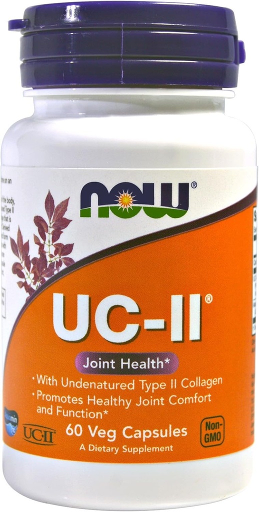 UC II Joint Health Undenatured Type II Collagen 60 VegiCaps (Pack of 2)