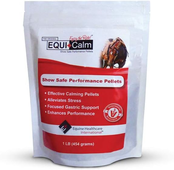 Equine Healthcare International Equi+Calm Show Safe Performance Pellets - 1 Pound
