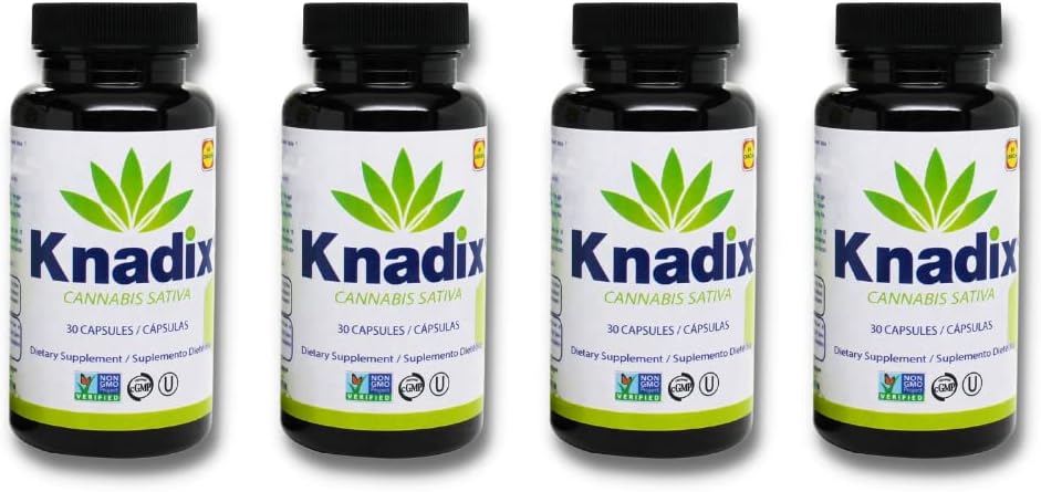 Hemp Oil Supplement - Pain Support - Support for Bones, Muscles & Joints - General Wellbeing - Natural Stress Relief and Immune Support with Omega 3-6 Vitamins and Minerals Pack of 4-120 Caps