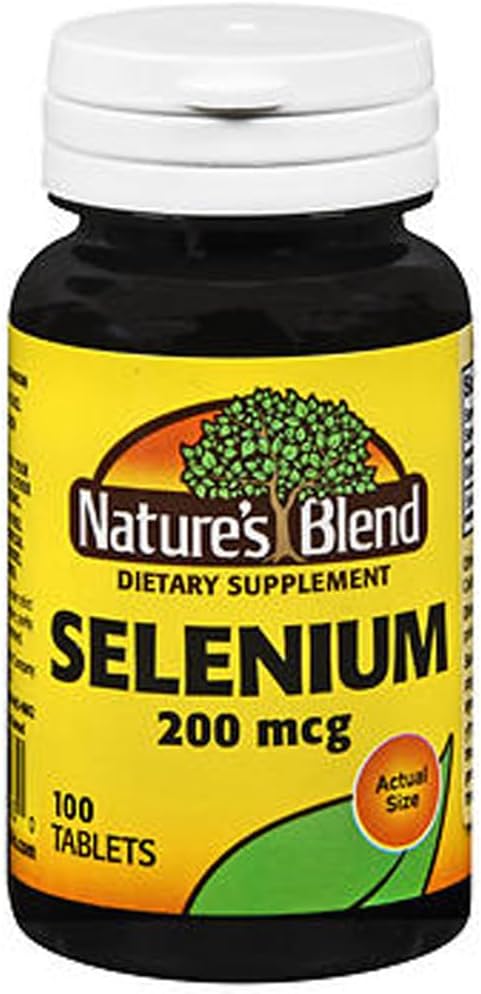 Nature's Blend Selenium 200 mcg 100 Tablets