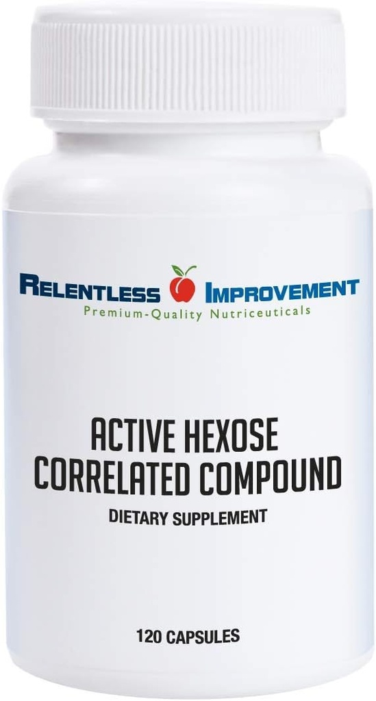 Active Hexose Correlated Compound Natural Immune Support Mushroom Extract Blend 120ct Support for Viral, NK Cell & Immune Boost, Compare to AHCC
