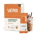 Verb Caffeinated Energy Bars Mocha Chip (26g, Pack of 16) 110-Calorie Delicious Low Sugar Energy Bar - Vegan Gluten Free On-the Go Snack with 80mg Green Tea Caffeine, Only Real-Food Ingredients