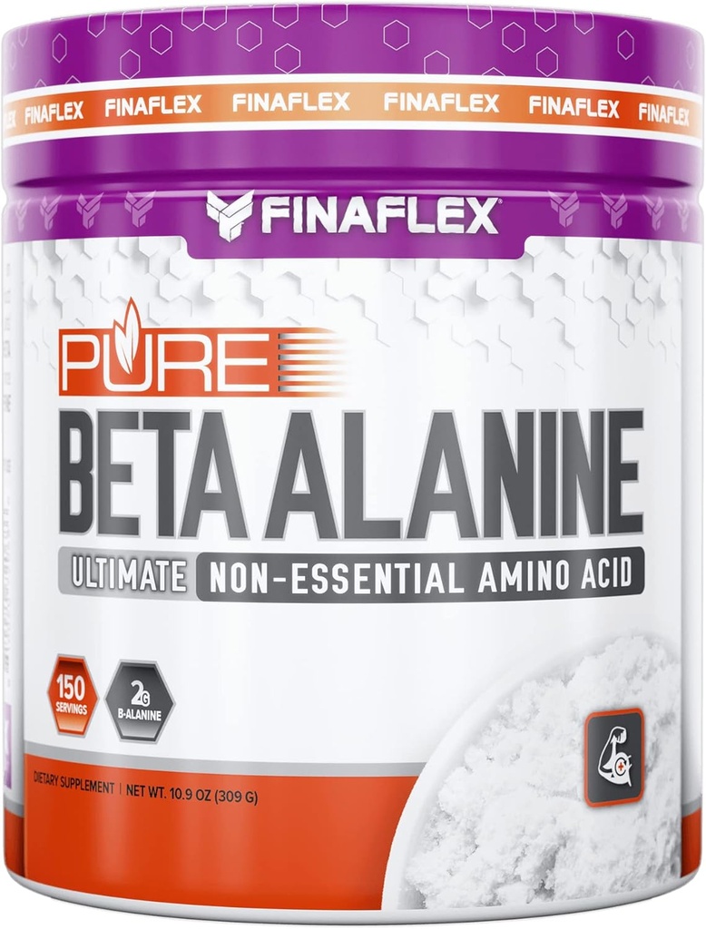 FINAFLEX BETA Alanine, Unflavored - 10.9 oz - Non-Essential Amino Acid Formula - Supports The Body & Performance - 150 Servings
