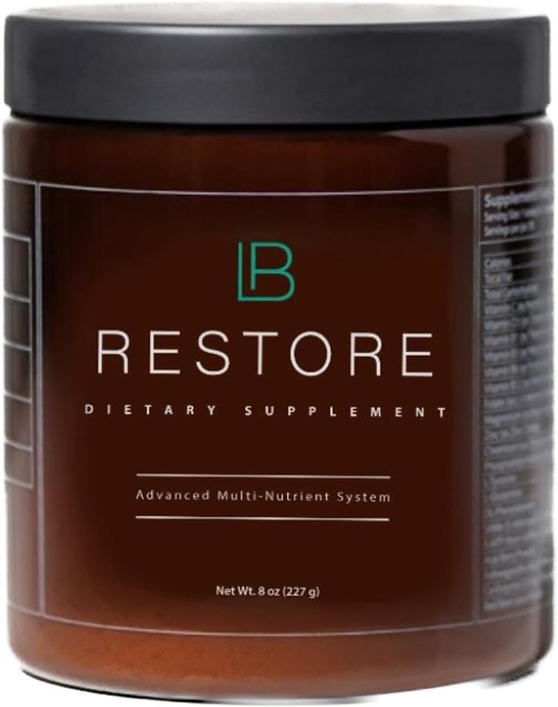 Restore Advanced Multi-Nutrient System Pure Powder Formula - 30 Day Balance Supplement - Contains Powerful Antioxidants, Minerals, Essential Amino & Fatty Acids