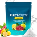Hydration Electrolyte Powder, Keto & No Sugar - High Potassium (1000mg) with Lemon Raspberry Flavored - Zero Calorie Sugar Free Electrolyte Powder, Non-GMO 32 Servings