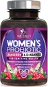 Probiotics for Women 60 Billion CFU - 16 Strains, Prebiotics & Cranberry, PH Balance, Digestive Health, Vaginal & Immune Support, Womens Probiotic for Gut Health, Shelf Stable - 120 Capsules