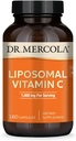 Dr. Mercola Liposomal Vitamin C - Brain, Heart, Eye & Immune Support - Provides 1,000 mg of Bioavailable Vitamin C - Non-GMO, Gluten-Free & Soy-Free - 180 Capsules (90 Servings)