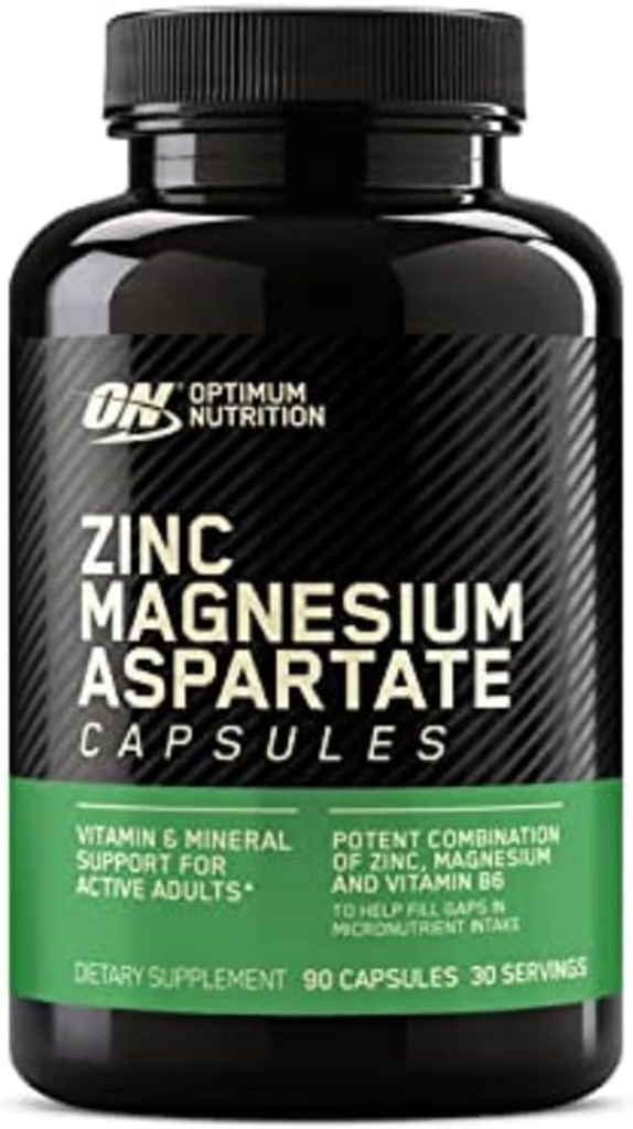 Optimum Nutrition Muscle Recovery and Endurance Supplement for Men and Women, Zinc and Magnesium Supplement, 180 Count