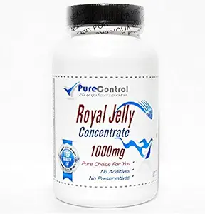 Royal Jelly Concentrate 1000mg // 100 Capsules // Pure // by PureControl Supplements