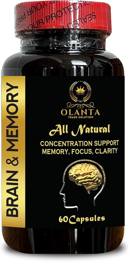 Mind Matrix - Support Concentration | Energy & Clarity | Neural Support Supplement with Ginkgo biloba | Brain Vitamins | Support Cognitive Longevity - 1 Bottle 60 Capsules