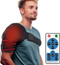 sticro Shoulder Heating Pad Massager for Pain Relief, Vibration Massage Heated Wrap Braces for Left Right Frozen Shoulder, Rotator Cuff Injury, Arthritis for Men Women - XL/XXL