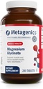 Metagenics Magnesium Glycinate - Highly Absorbable Magnesium Supplement for Sleep, Stress Relief & Muscle Relaxation* - Supports Bone, Heart & Nerve Health* - Non-GMO, Gluten-Free - 240 Tablets