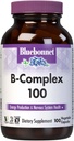 Bluebonnet Nutrition B Complex, Complete Full Spectrum, Vitamin B6, B12, Biotin, Folate, Vegan, Vegetarian, Gluten, Soy & Milk Free, Kosher, 100 Count