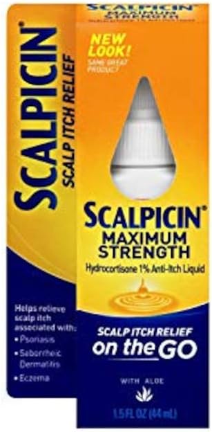 Scalpicin Scalp Itch Relief, 1.5 fl Oz. Maximum Strength