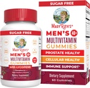 MaryRuth Organics Multivitamin for Men 40+ | Sugar Free | Vegan Mens Vitamins | Immune Support Daily Men's Multivitamin | Gummy Vitamins for Men | 60 Count