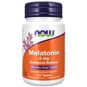 NOW Foods Supplements, Melatonin 5 mg, Sustained Release, Formulated for a 4-Hour Release Period, 120 Tablets
