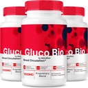 (3 Pack) GlucoBio Capsules, Official Gluco Bio Supplement, All Natural Formula to Support Overall Health and Wellness, Premium Vitamin Pills, GlucoBio Reviews (180 Capsules)