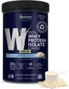 Biochem 100% Whey Sugar-Free Vanilla 20g, 11.8oz, Certified Vegetarian, Certified Gluten Free, Certified Non-GMO Tested, Keto Friendly, Grass-Fed