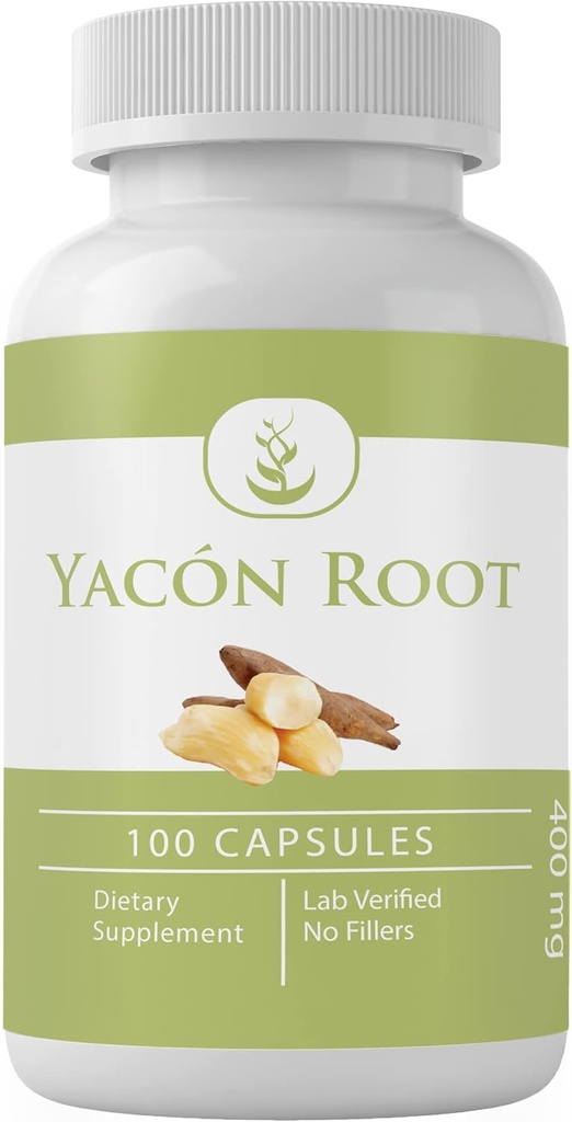 PURE ORIGINAL INGREDIENTS Yacon Root, (100 Capsules) Always Pure, No Additives Or Fillers, Lab Verified