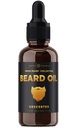 NutraChamps Beard Oil Conditioner - Unscented Virgin Argan, Jojoba, Grapeseed Oils & More for Beard Growth - Softens & Strengthens Beards & Mustaches for Men - Premium Signature Prime Beard Blend
