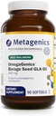 Metagenics OmegaGenics Borage Seed GLA Oil 240 mg - High Potency - Gamma-Linolenic Acid (GLA) Supplement - With Borage Seed Oil & Vitamin E - Gluten-Free - 90 Softgels