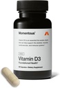 Momentous Vitamin D3 Supplement - 5,000 IU Capsules for Foundational Health Support - NSF Certified for Sport - Gluten-Free - 60 Servings
