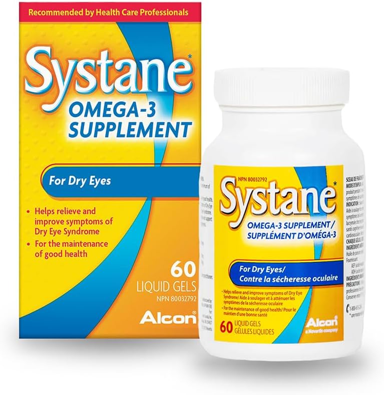 Alcon Systane Vitamin Omega-3 Healthy Tears 60 Softgel