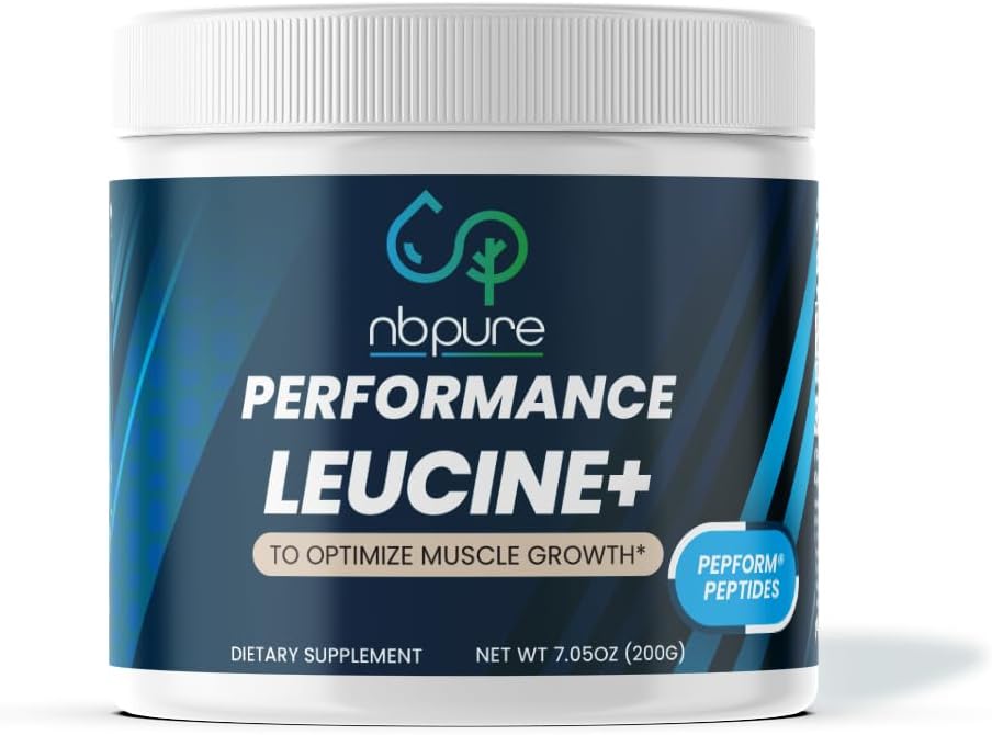 nbpure Performance Leucine+: PepForm™ Leucine Peptides – Essential Post-Workout Amino Acid for Muscle Building & Recovery + Reducing Muscle Wasting