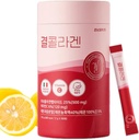 LEMONA Official Kyul Collagen, Korean Vital Marine Collagen Peptides Powder 500 mg for Women with Vitamin C for Hair Growth, Nail, Skin, Bone & Joint Health Low Molecular (60Stick*2g, Lemon Flavor)