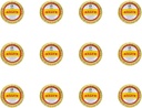 Rawleigh Antiseptic Salve Iconic Yellow Big Tin: 4.5 oz, Multi-Purpose Ointment Soothes Cuts, Bruises, Irritations, with Turpentine, Phenol, Cottonseed Oil & Paraffin, Original Formula - Pack of 12