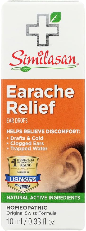 Similasan Earache Relief Drops 0.33 OZ - Buy Packs and SAVE (Pack of 4)