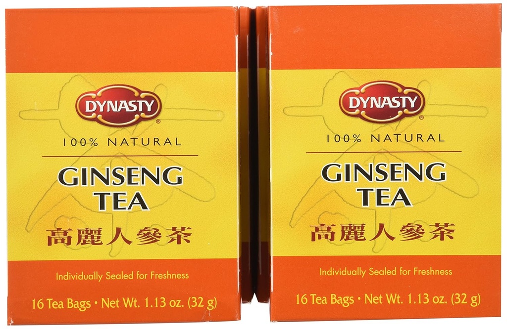 Dynasty Tea, Ginseng, 1.13-Ounce (Pack of 6)