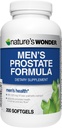 Nature's Wonder Men's Prostate Formula with Saw Palmetto, Beta-Sitosterol & Lycopene, 200 Softgels, 100 Days Supply