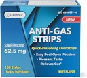 Anti Gas Relief 100 Strips | Mint Flavor Oral Dissolvable Anti Bloating Relief Strips | Rapid Gas Relief for Adults | Effective Bloating Relief for Women | Simethicone Anti Bloating for Women