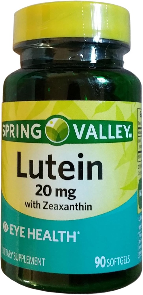 Spring Valley - Lutein 20 mg, 90 Softgels