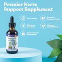 Nervestra Nerve Health Support Supplement - Fast-Absorbing Herbal Liquid Formula - Turmeric, White Willow Bark, B-Vitamins, Alpha Lipoic Acid, Acetyl-L-Carnitine and More