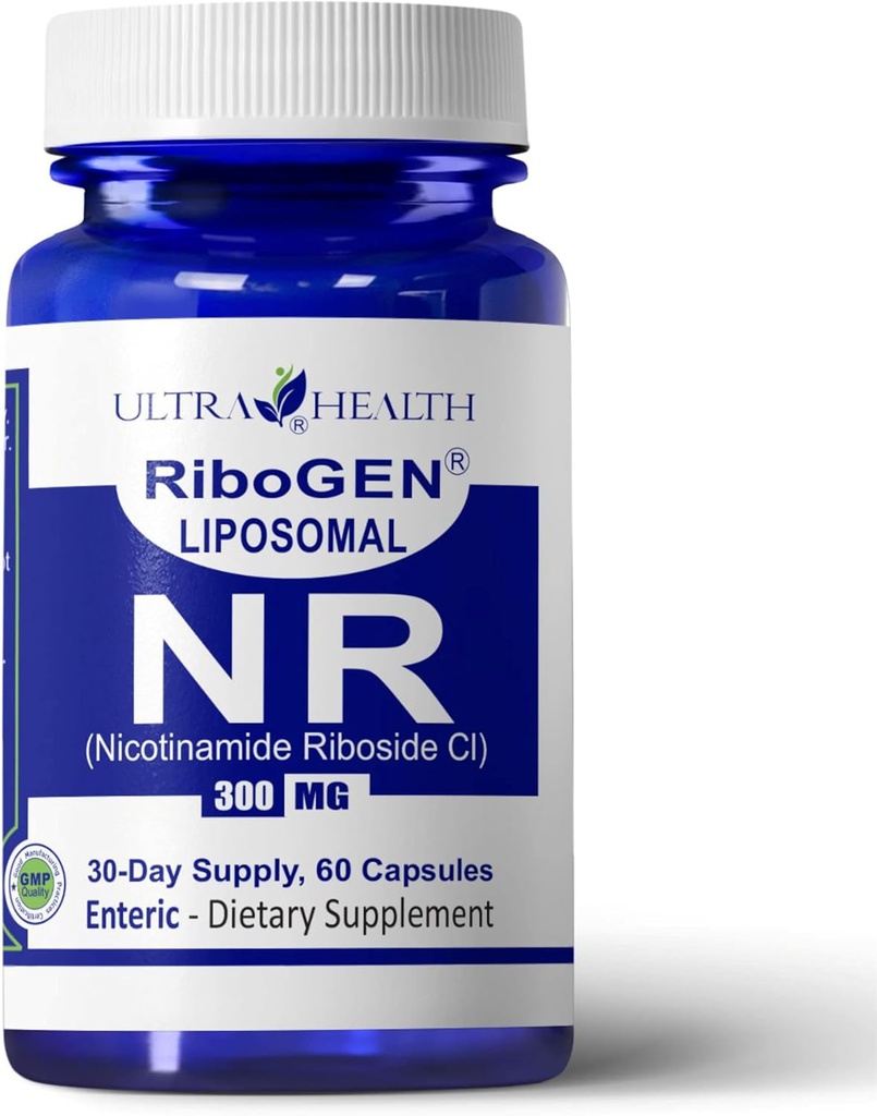 30 Day Supply, Nicotinamide Riboside (NR) 300mg - NAD+ Supplement, Targeted Release, Ultra High Grade Pharmaceutical, Boosts NAD+