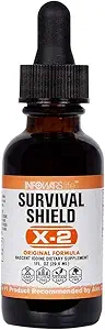 Infowars/Infowar's Life - Survival Shield X-2 Nascent Iodine (1 oz) / Made in USA/Same Day Ship